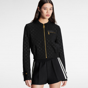 Louis Vuitton Embossed Monogram Bomber Jacket